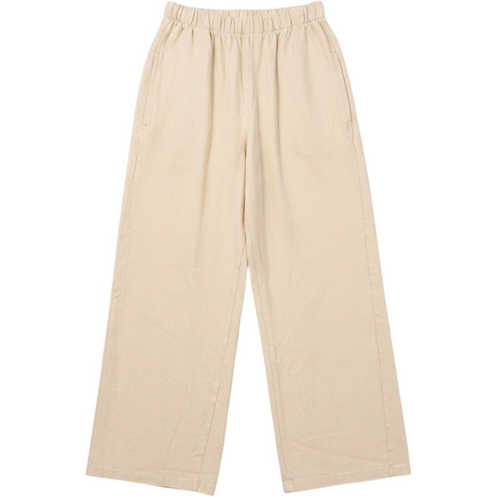 Brandy Melville Anastasia Sweatpants Womens OS Cream Beige Wide Leg Pockets